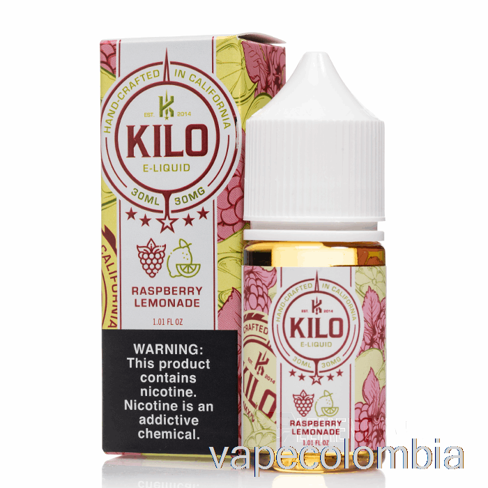 Vape Recargable Limonada De Frambuesa - Kilo Sales Revitalizantes - 30ml 30mg